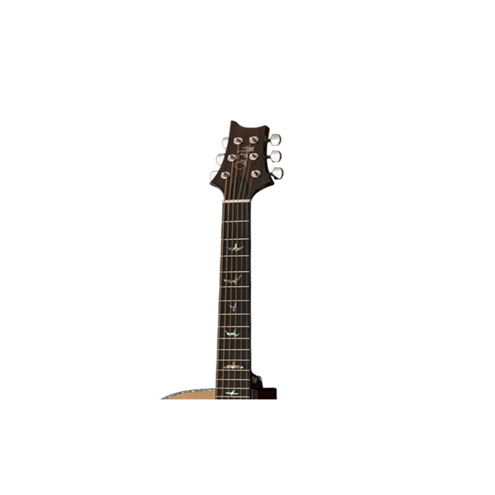 PRS SE AE50EBG Angeles Cutaway with Electronics and Case Natural Top and Black Gold Burst Back Acoustic Guitar