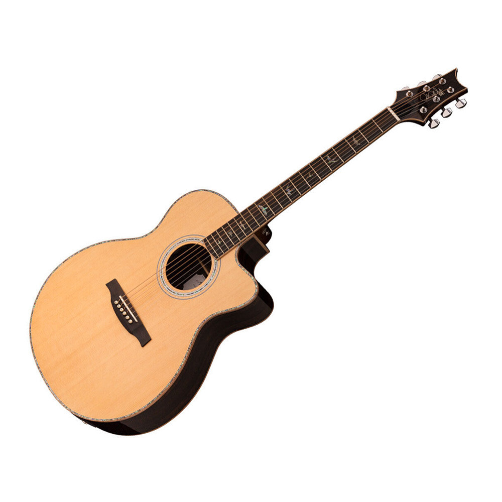 PRS SE AE60ENA Angelus Cutaway with Electronics and Case Natural Acoustic Guitar