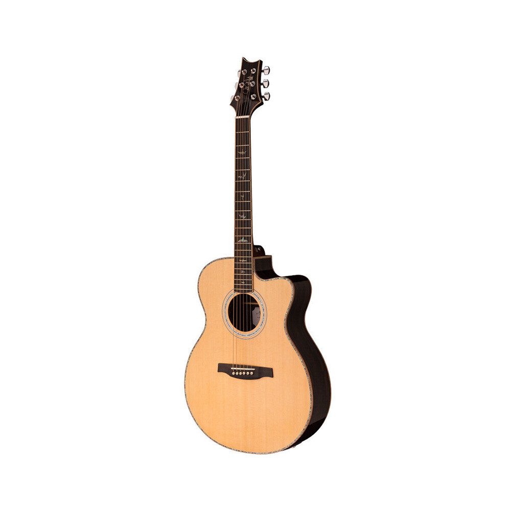 PRS SE AE60ENA Angelus Cutaway with Electronics and Case Natural Acoustic Guitar