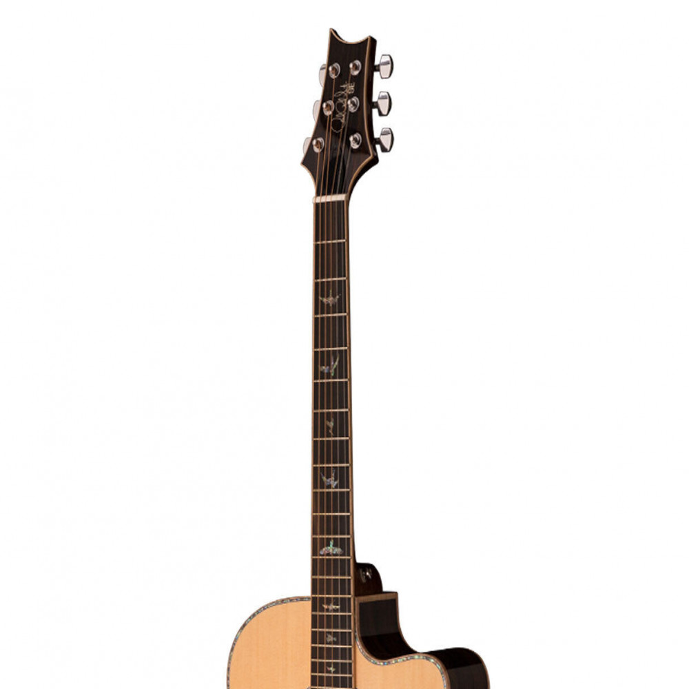 PRS SE AE60ENA Angelus Cutaway with Electronics and Case Natural Acoustic Guitar