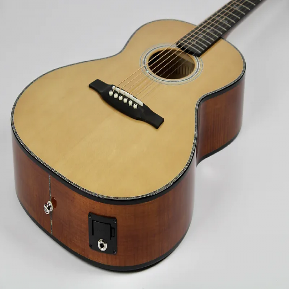 PRS SE PPE50BG P50E Parlour Sized Black Gold Acoustic Guitar