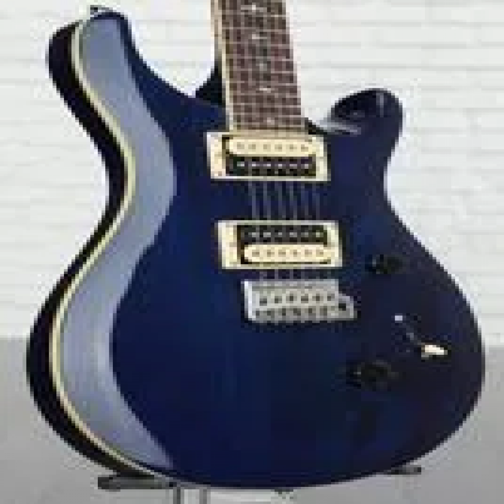 PRS ST4TB 2022 SE Standard 24 Translucent Blue Rosewood with Gig Bag 108116TB Electric Guitar