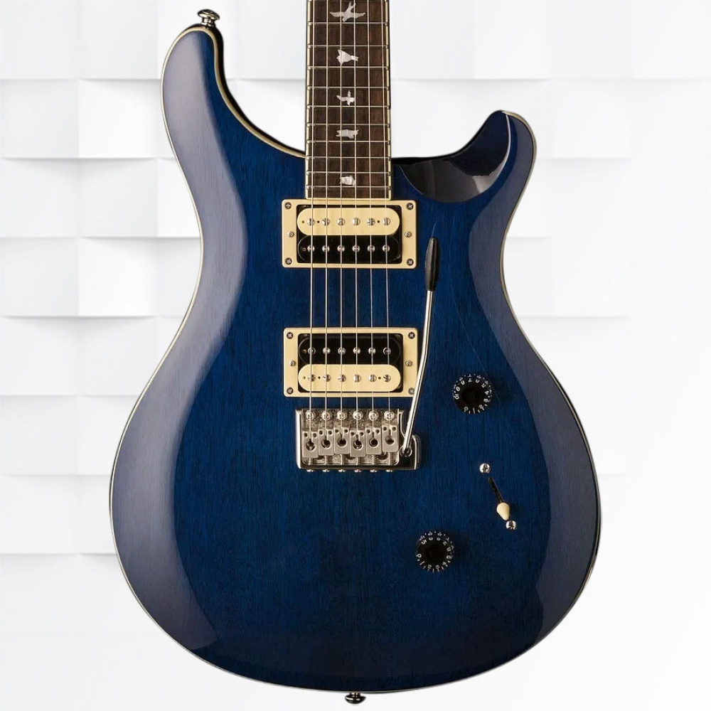 PRS ST44TB SE Standard 24 2022 Series with Gig Bag Translucent Blue Electric Guitar