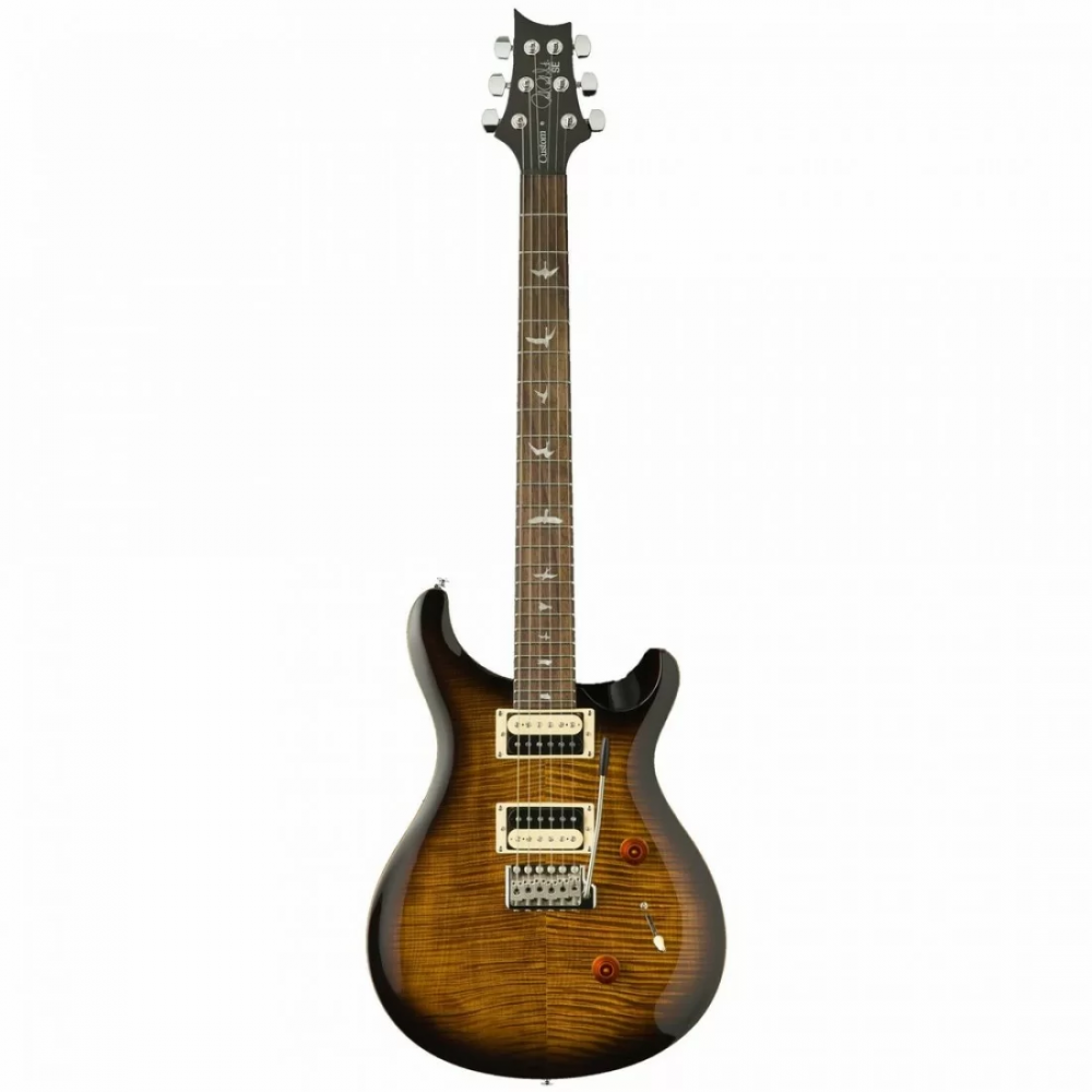 PRS CU44BG SE Csutom 24 Rosewood Fretboard Black Gold Sunburst Electric Guitar