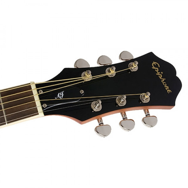 Epiphone AJ220SCE EE22SEBNH3 Mahogany Ebony Electro Acoustic Guitar