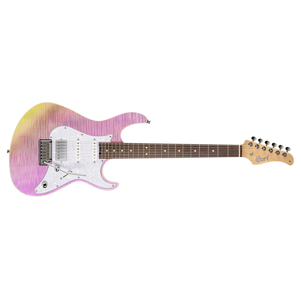 Cort G280 Select TCP G Series Select Trans Chameleon Purple Electric Guitar