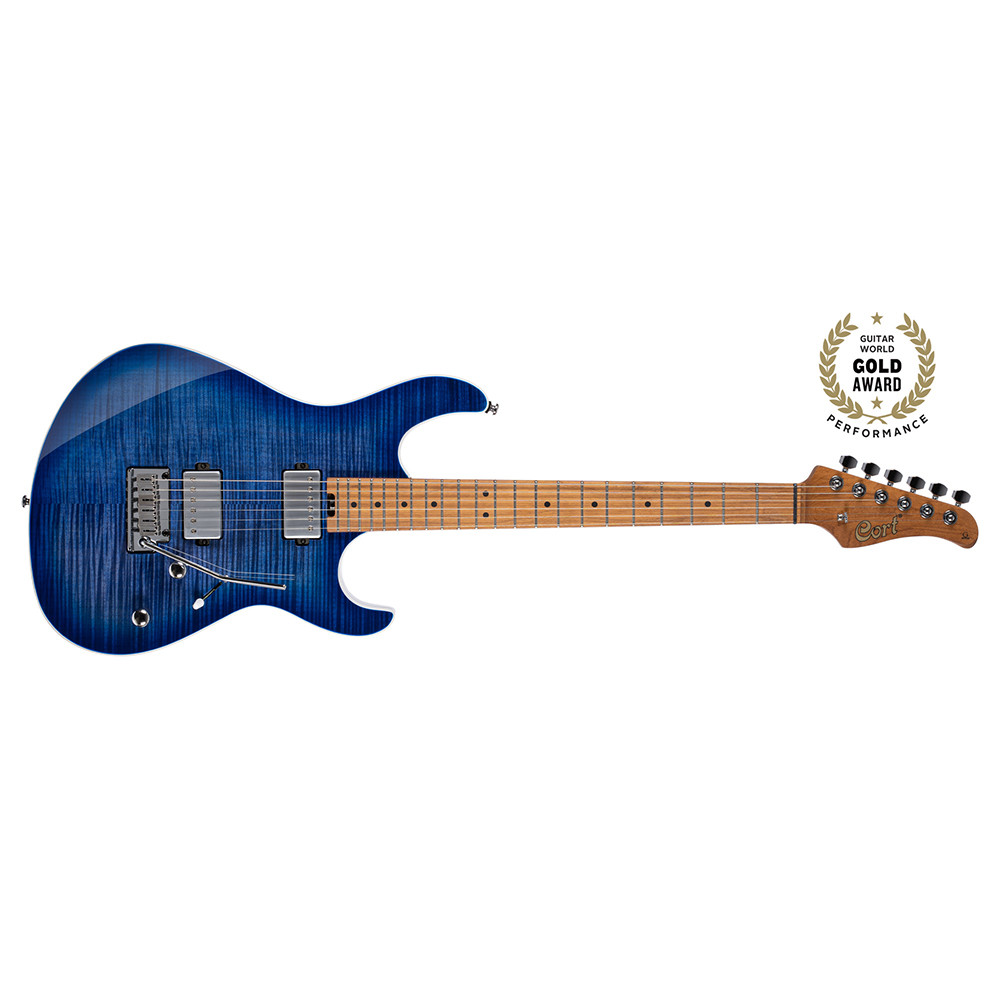 Cort G290FAT II BBB G Series Bright Blue Burst Electric Guitar