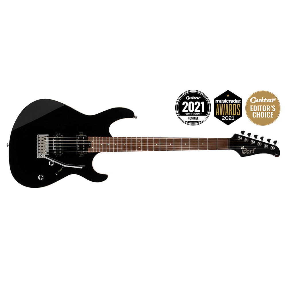 Cort G300PRO BK G Series Black Electric Guitar