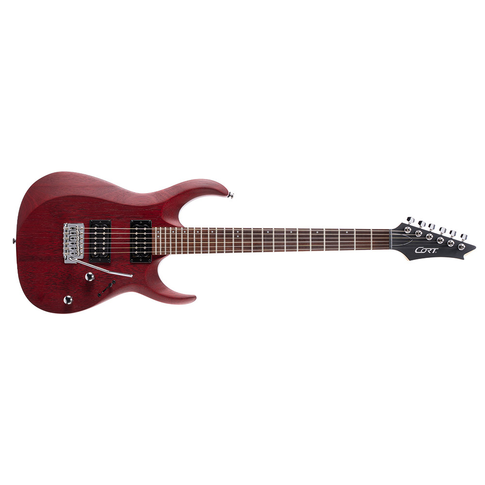 Cort X100 OPBC X Series Open Pore Black Cherry Electric Guitar