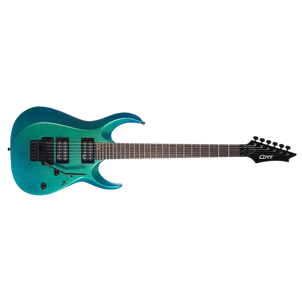 Cort X300 FBL X Series Flip Blue Electric Guitar