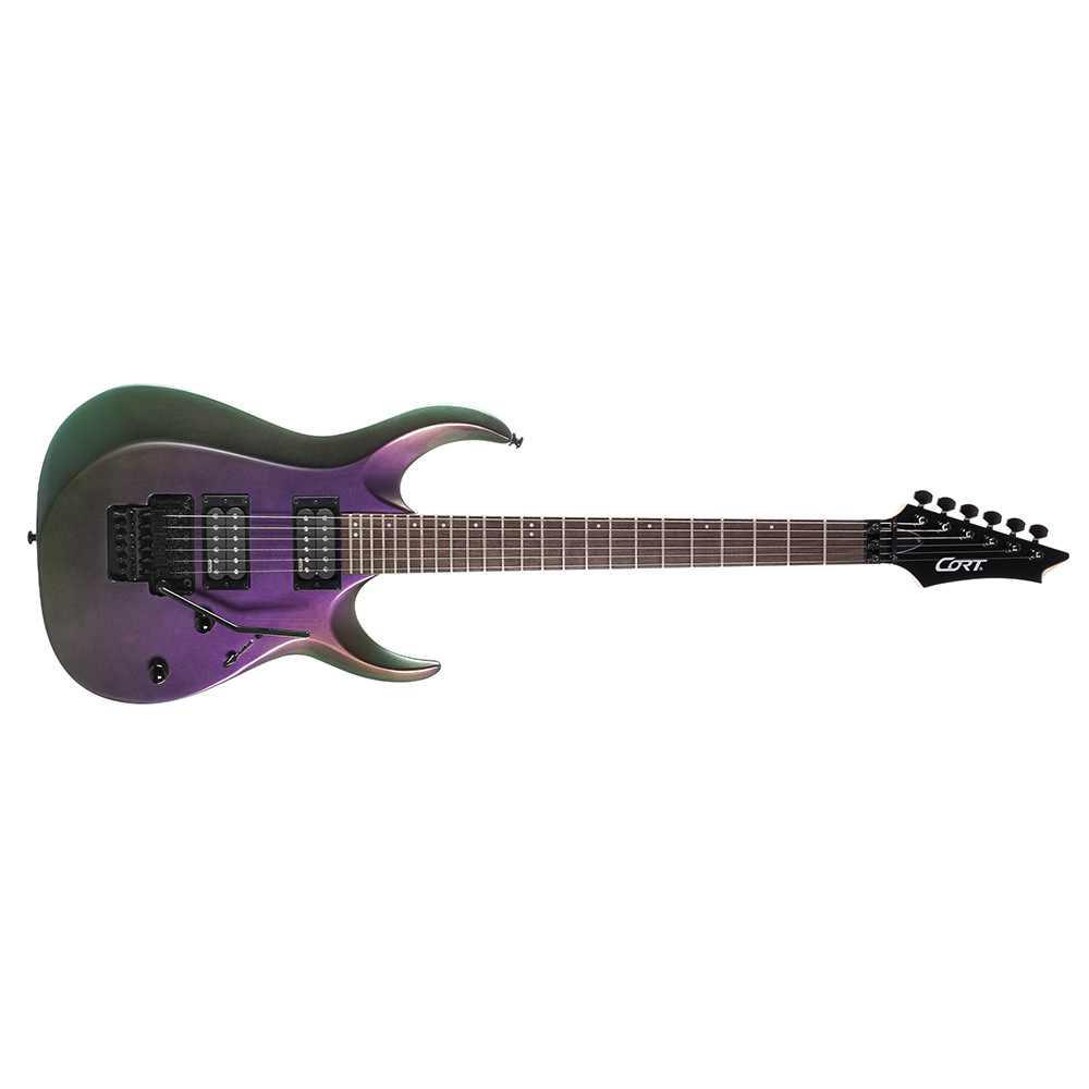 Cort X300 FPU X Series Flip Purple Electric Guitar