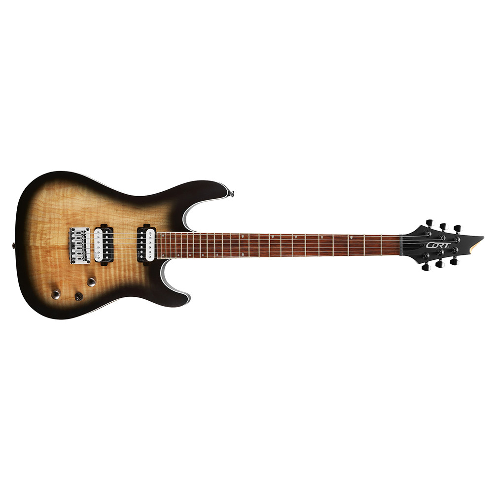 Cort KX300 OPRB KX Series Open Pore Raw Burst Electric Guitar