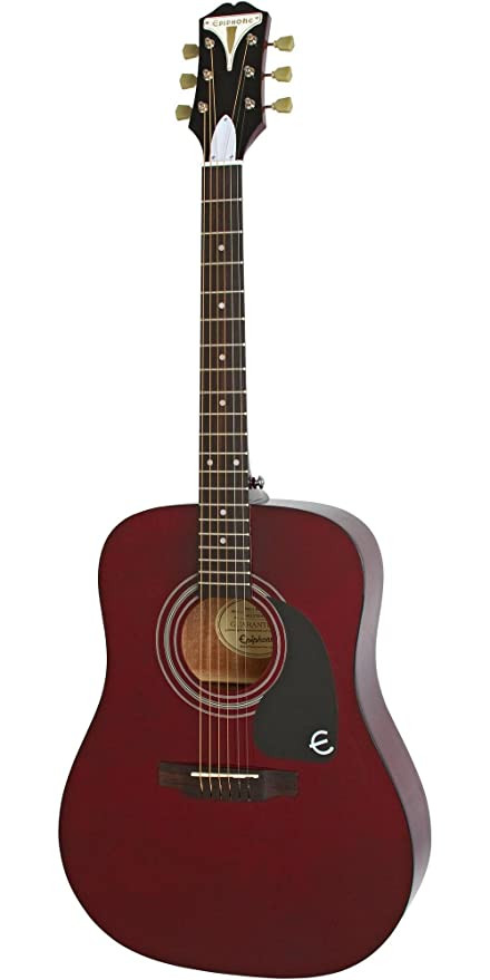 Epiphone Pro-1 EAPRWRCH1 Mahogany Wine Red Acoustic Guitar