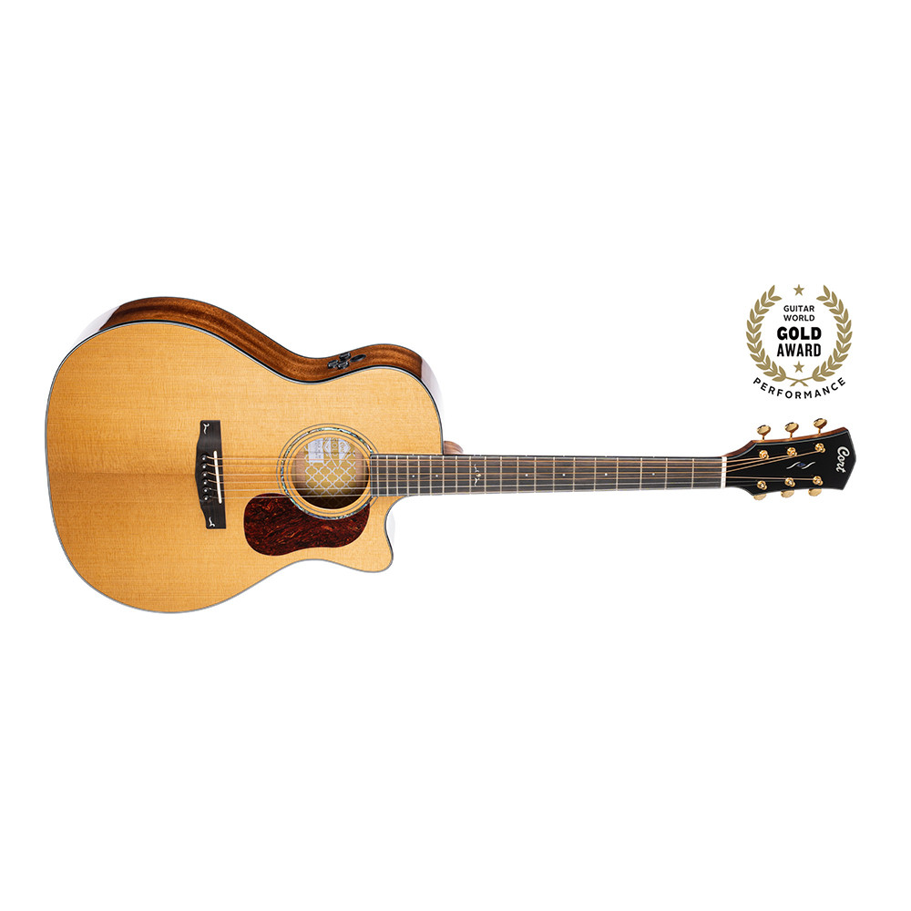 Cort GOLD-A6 NAT Gold Series Natural Glossy Acoustic Guitar