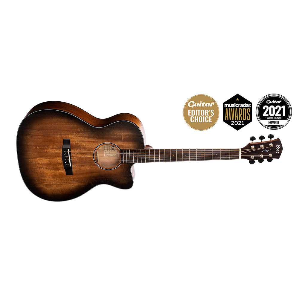 Cort CORE-OC AMH-OPBB Core Series Mahogany Open Pore Black Burst Acoustic Guitar