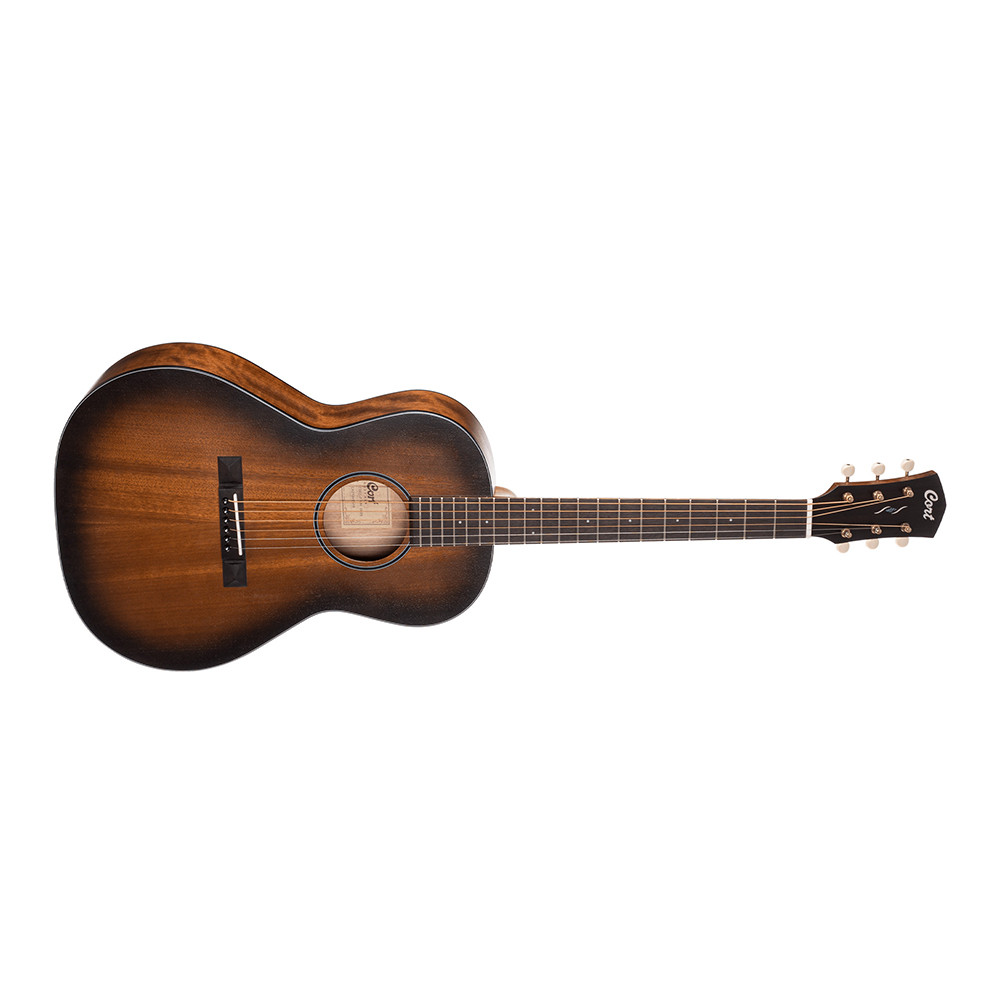 Cort CORE-PE AMH-OPBB Core Series Mahogany Open Pore Black Burst Acoustic Guitar