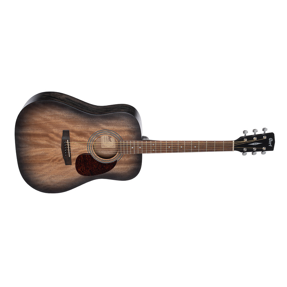 Cort EARTH60M-OPTB Earth Series Open Pore Trans Black Burst Acoustic Guitar