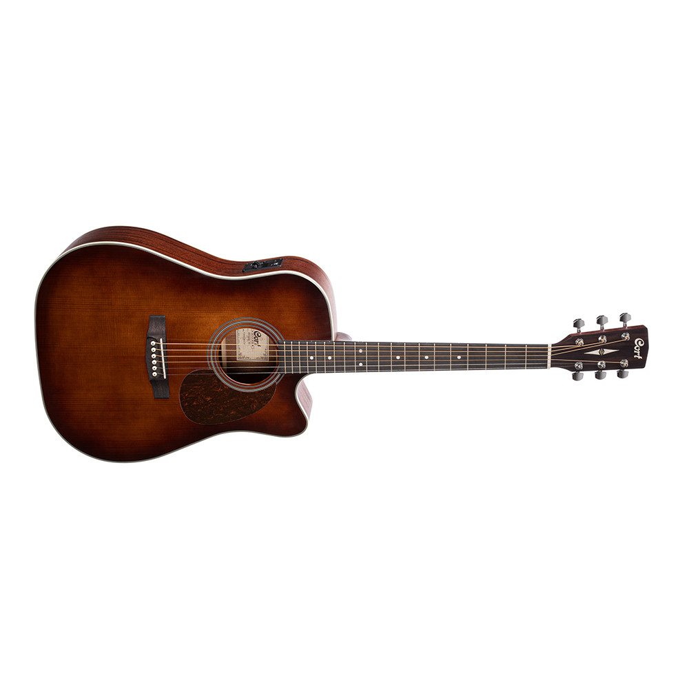Cort MR500E BR MR Series Brown Burst Acoustic Guitar