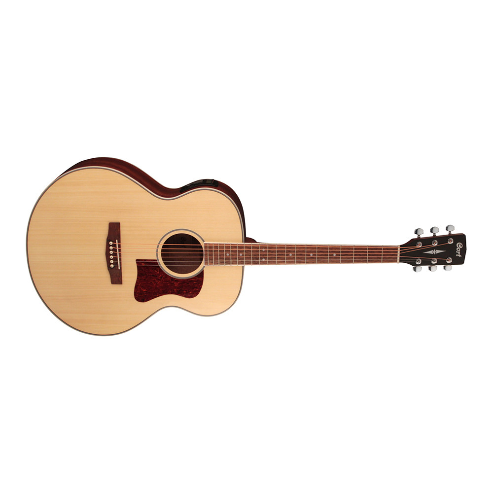 Cort CJ-MEDX NAT CJ Series Natural Glossy Acoustic Guitar