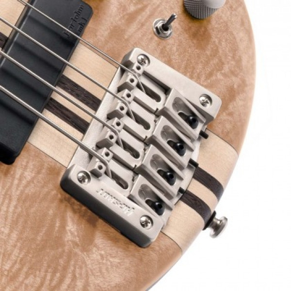 Cort A5 Plus FMMH OPN Artisan Series 5 String Open Pore Natural Electric Bass Guitar