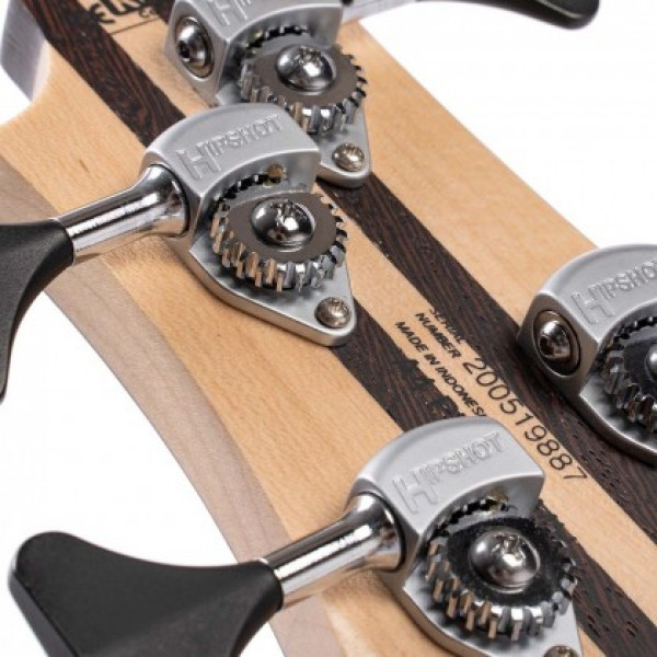 Cort A5 Plus FMMH OPN Artisan Series 5 String Open Pore Natural Electric Bass Guitar