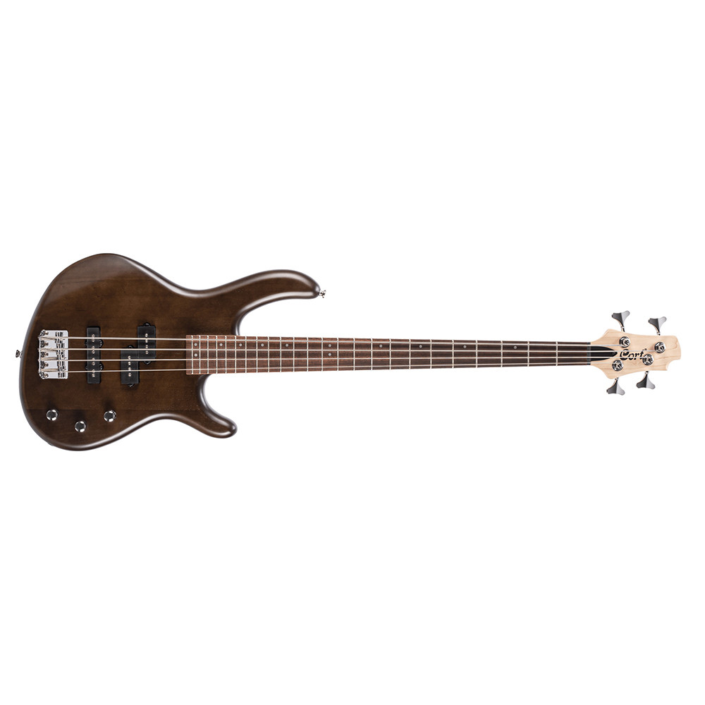 Cort Action PJ OPW Action Series Open Pore Walnut Electric Bass Guitar