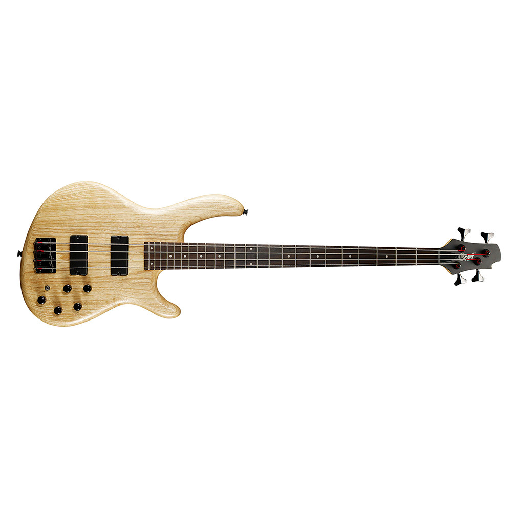 Cort Action DLX AS OPN Action Series Open Pore Natural Electric Bass Guitar