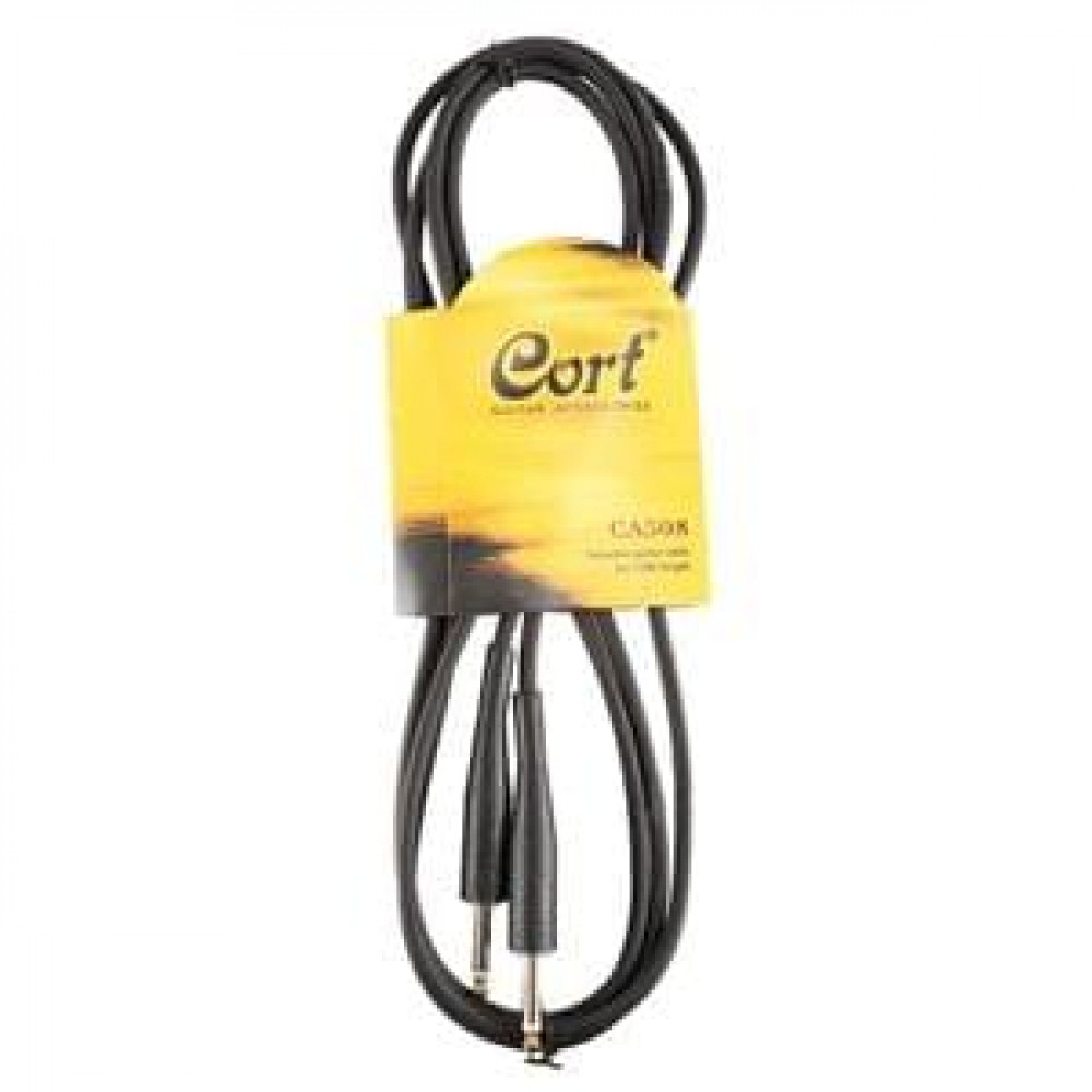 Cort CA508 Black 10 Ft Guitar Cable