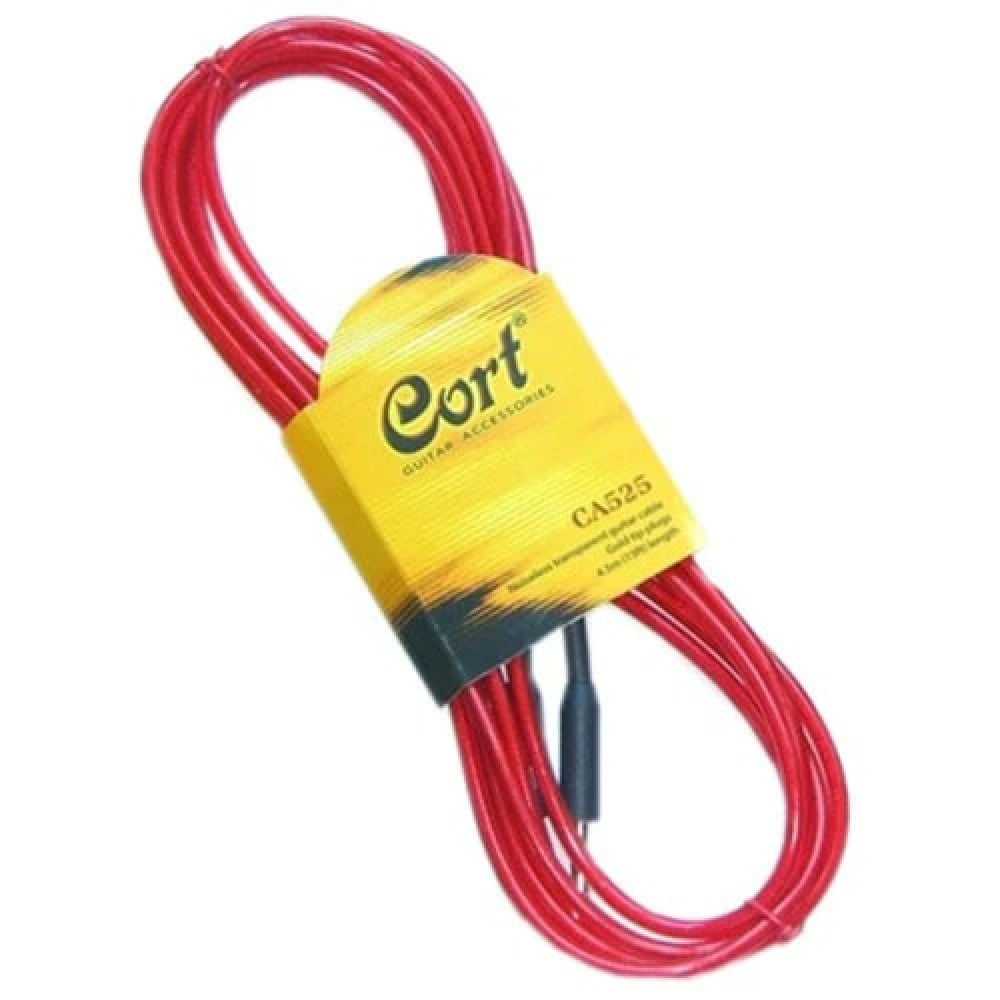 Cort CA525 Red 15 Ft Guitar Cable