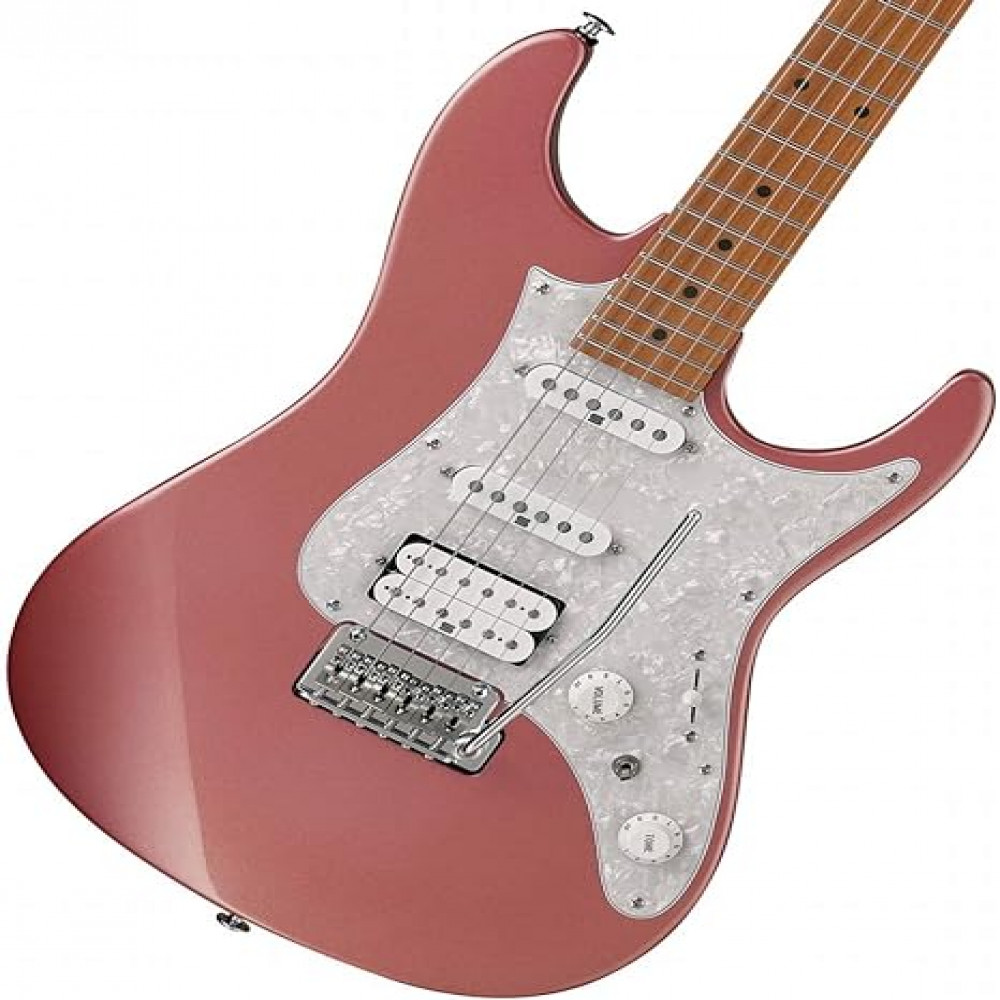 Ibanez AZ2204-HRM Prestige Series 6 String Hazy Rose Metallic with Case Electric Guitar