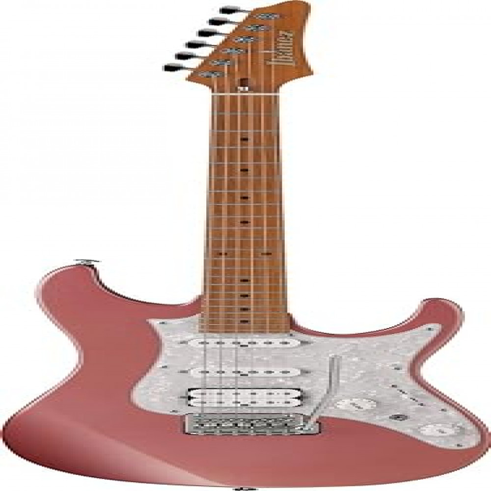 Ibanez AZ2204-HRM Prestige Series 6 String Hazy Rose Metallic with Case Electric Guitar