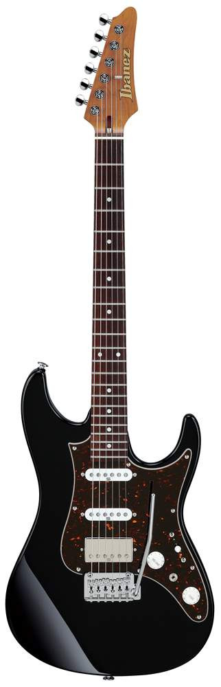 Ibanez AZ2204B-BK Prestige Series Black with Case Electric Guitar