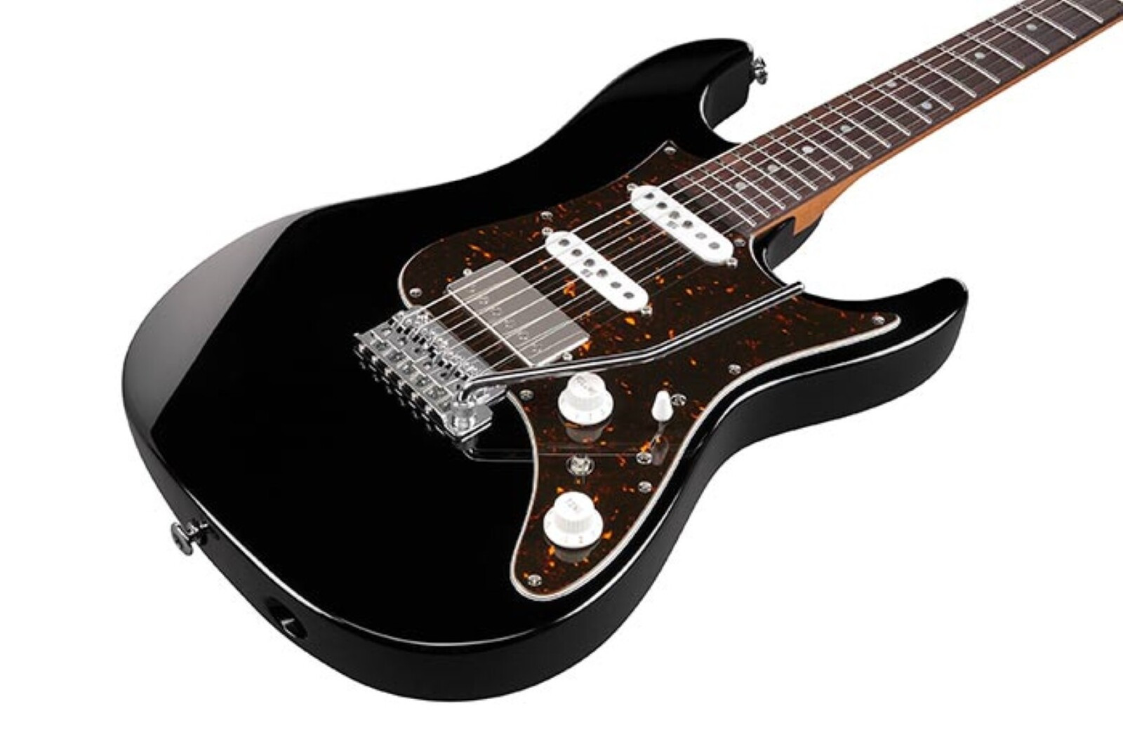 Ibanez AZ2204N-BK Prestige Series Black with Case Electric Guitar
