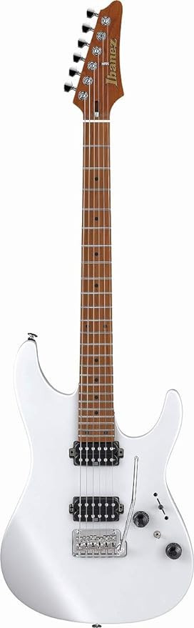 Ibanez AZ2402-PWF Prestige Series Pearl White Flat with Case Electric Guitar
