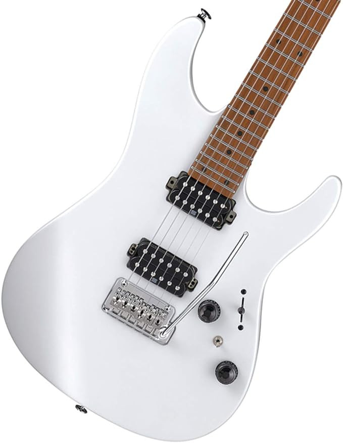 Ibanez AZ2402-PWF Prestige Series Pearl White Flat with Case Electric Guitar