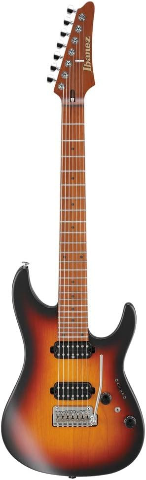 Ibanez AZ24027-TFF Prestige Series 7-string Tri Fade Burst Flat with Case Electric Guitar