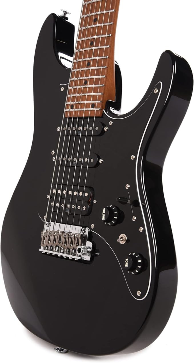 Ibanez AZ24047-BK Prestige Series 7-string Black with Case Electric Guitar
