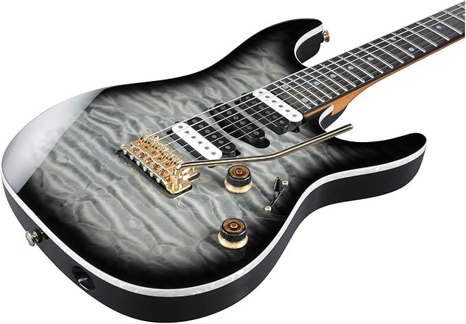 Ibanez Premium AZ47P1QM-BIB Black Ice Burst with Bag Electric Guitar