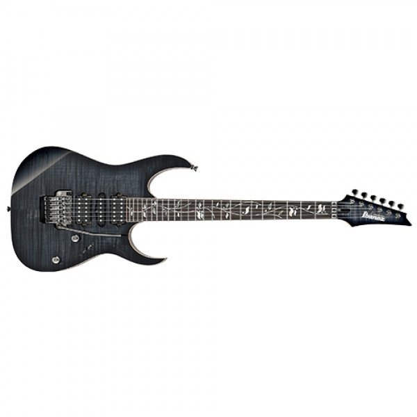Ibanez RG8570Z-BRE Prestige Series J.Custom 6-String with Case in Black Rutile with Case Electric Guitar