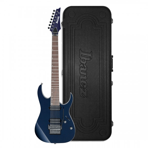 Ibanez RG2027XL-DTB Prestige Series Dark Tide Blue with Case Electric Guitar