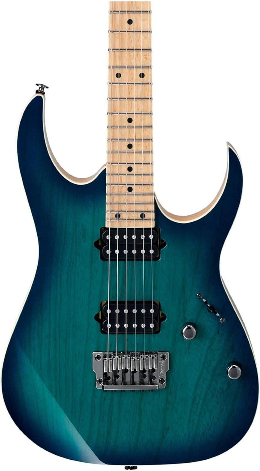 Ibanez RG652AHMFX-NGB Prestige Series 6 String Nebula Green Burst with Case Electric Guitar
