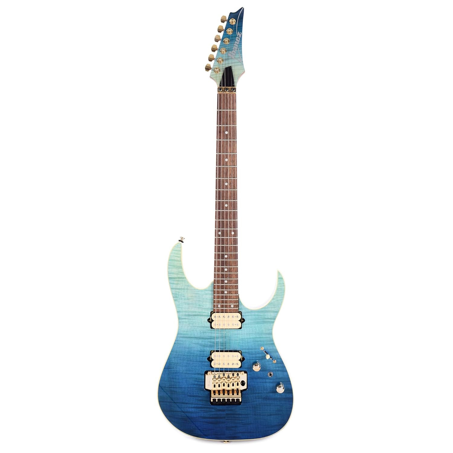 Ibanez RG420HPFM-BRG RG High Performance Blue Reef Gradation with Gig Bag Electric Guitar