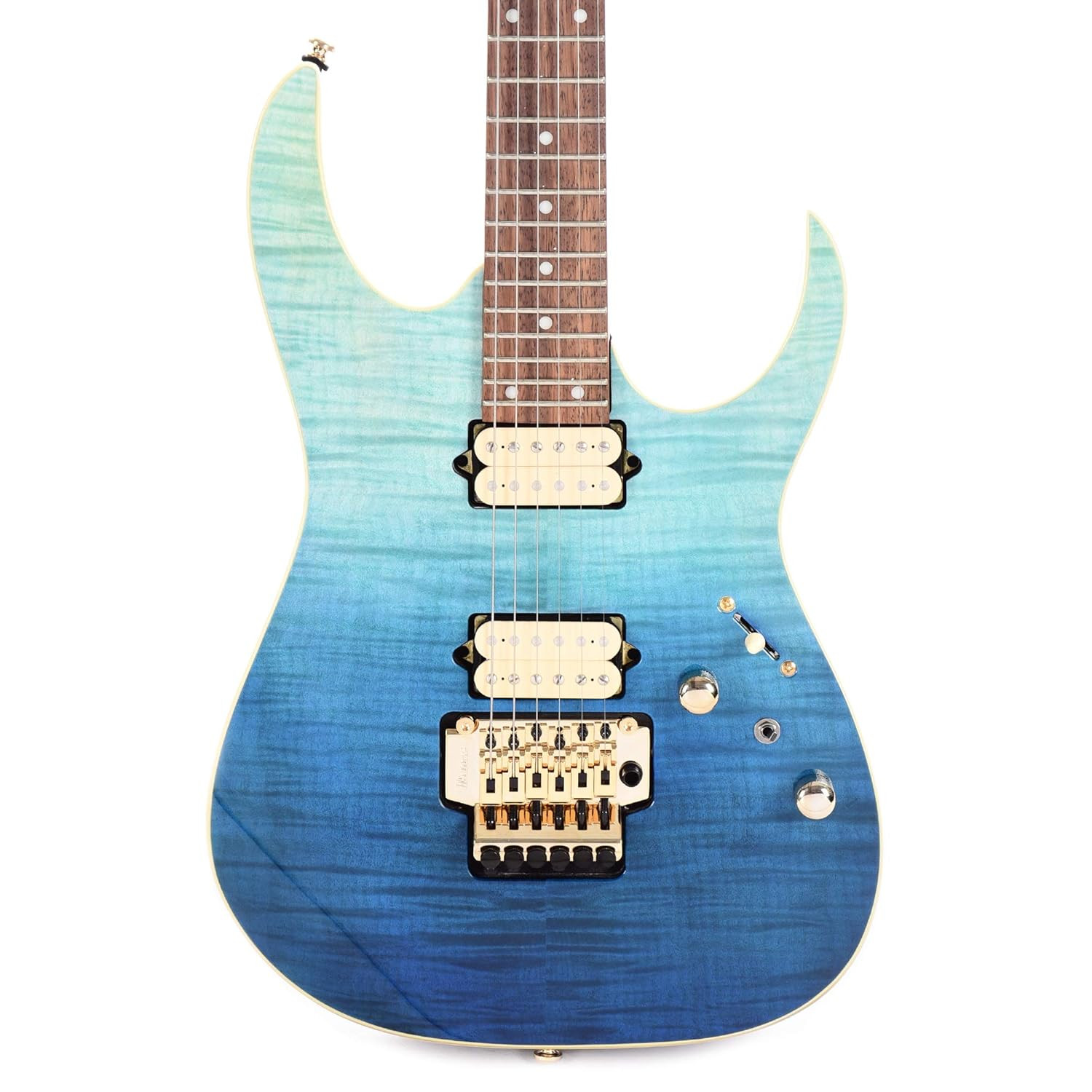 Ibanez RG420HPFM-BRG RG High Performance Blue Reef Gradation with Gig Bag Electric Guitar
