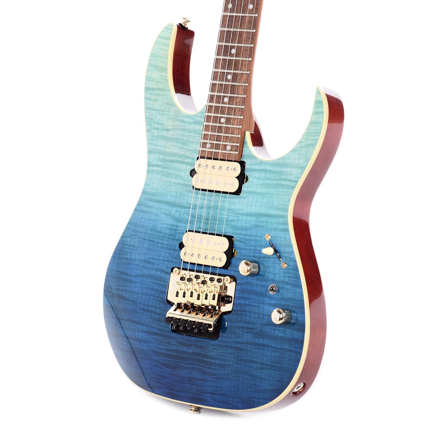 Ibanez RG420HPFM-BRG RG High Performance Blue Reef Gradation with Gig Bag Electric Guitar