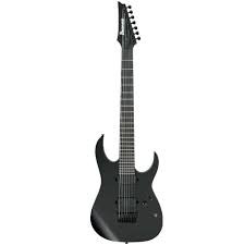 Ibanez RGIXL7-BKF RG Iron Label 7 String Black Flat Electric Guitar