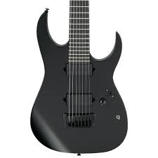 Ibanez RGIXL7-BKF RG Iron Label 7 String Black Flat Electric Guitar
