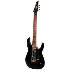 Ibanez RGMS7-BK RG Standard Multi Scale 7 String Black Electric Guitar