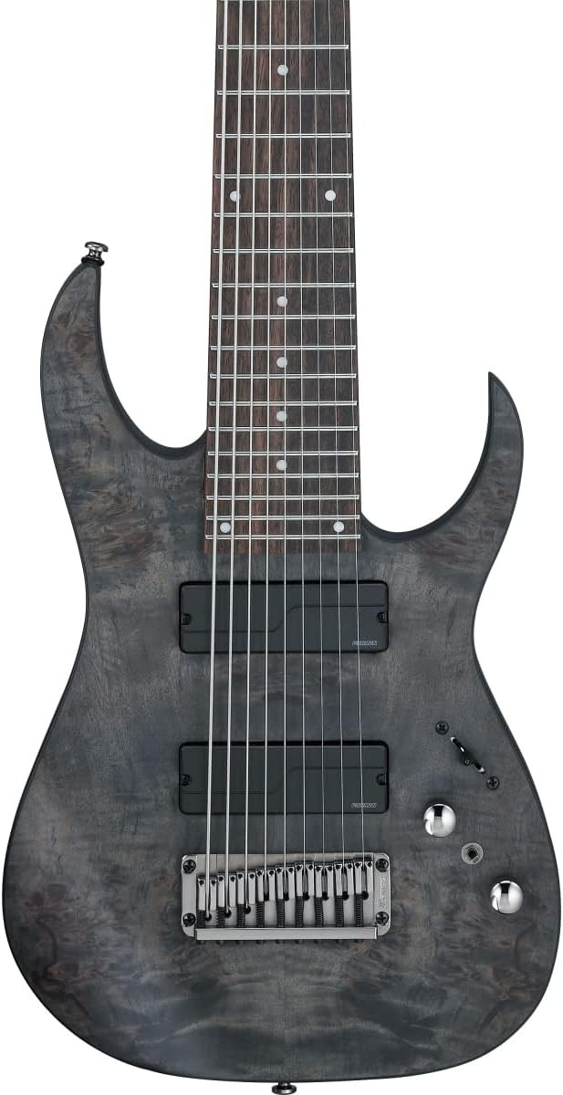 Ibanez RG9PB-TGF RG Axe Design Lab 9 Strings Transparent Gray Flat with Gig Bag Electric Guitar