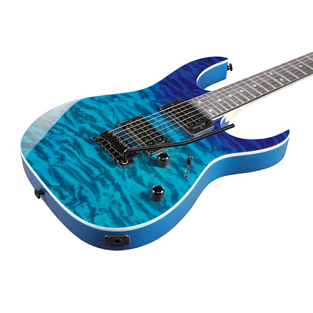 Ibanez GRG120QASP-BGD RG Series Blue Gradation with Bag Electric Guitar