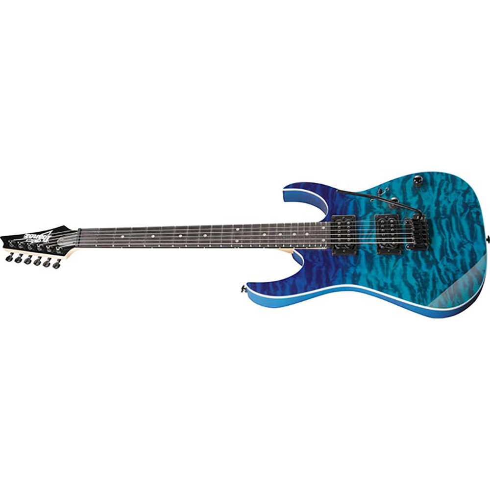 Ibanez GRG120QASP-BGD RG Series Blue Gradation with Bag Electric Guitar